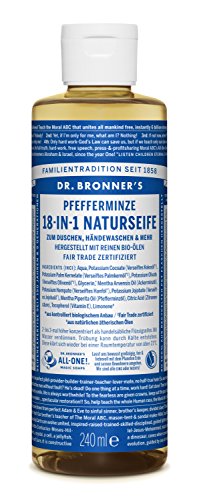 Dr Bronner's Naturseife - Flüssigseife - Pfefferminze 240 ml