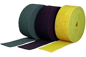 ‎MST-DESIGN 2 Meter Schleifvlies I Schleifflies I gold Rolle ultra fein Körnung 1500 I Lackierzubehör I Schleifen I Polieren I Mattieren I Wassertransferdruck