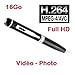 Produktbild Kugelschreiber mit Mini Spion-Kamera Full HD H264 720p und 1080p Kamera 2048 x 1536 P, USB, 16 GB schwarz PEN-1080-16GB