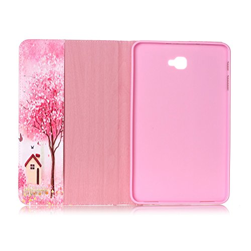 Romtronic Cute Colorful Flip Tasche PU Leder Abdeckung Stand Schutzhülle für Samsung Galaxy Tab A6 10.1 Pouces SM-T580 / SM-T585 + 1 x Schwarz Stylus (Design 04) - 4