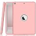 Produktbild iPad 9,7 2018/2017 Hülle, nokea Heavy Duty Robuste Dämpfung High Impact Resistant Hybrid Dual Layer Silikon + Hard PC Bumper Schutzhülle für iPad A1893/A1954/A1822/A1823, Rose Gold