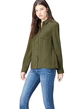 FIND Damen Langärmelige Bluse