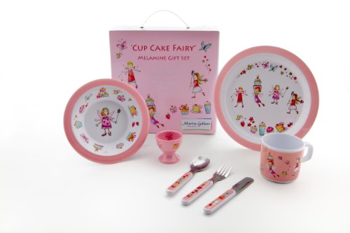 7 Piece Children's Melamine Gift Set -CUPCAKE FAIRY