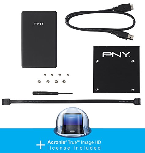 PNY SSD accessories kit für SSD oder HDD 2,5″ mit eingebautem USB 3.0 – Schacht und Cloning-Software. - 4