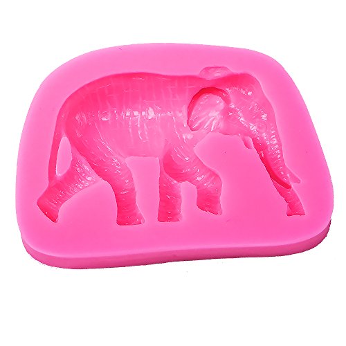 Elefant Form 3D Fondant Silikon Form Kerze Schokolade Seife Formen Zucker Craft Werkzeuge Backgeschirr - 2