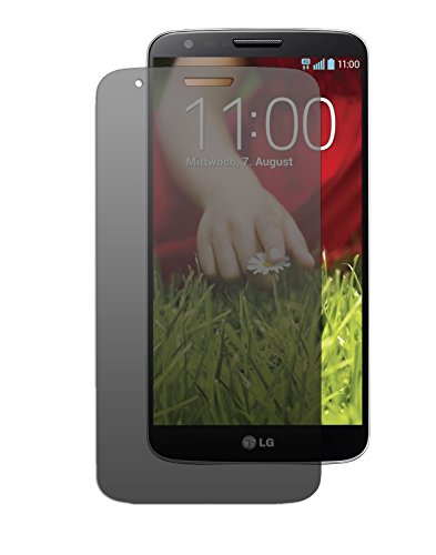 Preisvergleich Produktbild Wunderglass® LG G2 Privacy Schutzfolie 9H Hartglas Sichtschutz Panzerglas Blickschutzfolie Glasfolie Displayschutzglas Tempered Glass Folie Displayschutz aus echt Glas Glasprotector von OKCS®