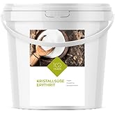 100years GmbH - Erythrit 5KG im Eimer – Erythritol Zuckerersatz Süßstoff kalorienfrei ohne Gentechnik natürliche Zuckeraltern