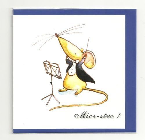 Mice-stro Mouse Blank Greetings Card