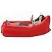 Produktbild Lazy Liege Aufblasbar Air Bett Sofa Lay Sack Hangout Camping Strand Sitzsack. (rot)