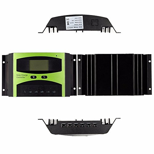MOHOO 30A 12V-24V Solar Panel Regler Laderegler Intelligente Heim Verwenden PWM & WPC-Modus LCD Display Solarladeregler Mit USB Geeignet für Haus, Industrie, Gewerbe, Boot, Auto usw.# - 5