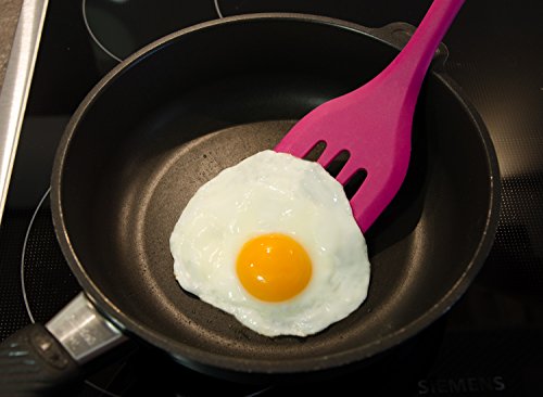 Colorful Cooking Silikon Küchenhelfer Kochset 5-teilig Kochlöffel - 5