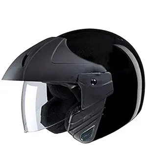 Studds Ninja Concept Eco Open Face Helmet- Black (Xl)