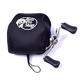 Material: nilón TENGGO Carrete De Baitcasting Elástico Caja Bolsa Funda Protectora Pesca Herramientas Bolso Accesorios-Negro