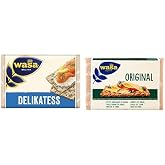 Wasa İnce Gevrek Ekmek (Crispbread Delikatess) 270 g. ve Wasa Sade Gevrek Ekmek (Crispbread Original) 275 g.