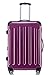 Produktbild BEIBYE Hartschalen Koffer Trolley Rollkoffer Reisekoffer 4 Zwillingsrollen (Handgepäck-40L, Lila)