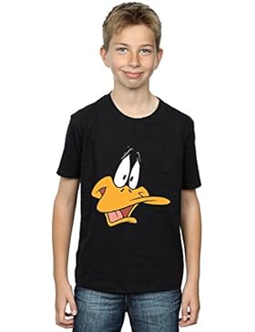 Looney Tunes Jungen Daffy Duck Face T-Shirt