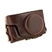 Produktbild TARION ® Design PU Leder Tasche-Set für Pentax MX-1 Kamera Dunkelbraun