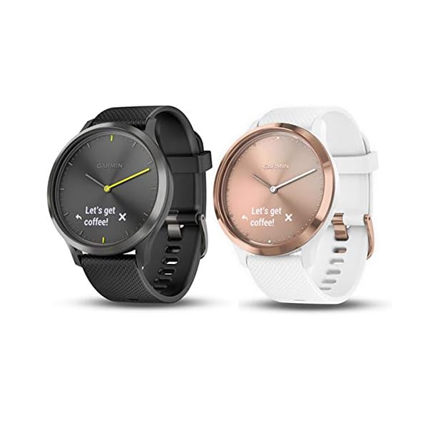 Garmin vívomove HR Sport Fitness-Tracker - im klassischen Uhrendesign