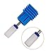 inkint 2.35mm Shank Flat Top Electric Nail Drill Bit Electric Drill Manicure Machine Accessory Tools for Natural or Artificial Nail Design (Blue)