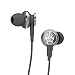 Produktbild LIVEHITOP UiiSii HI-805 HiFi In-Ear Ohrhörer Kopfhörer Mit MIC Lautstärkeregler, Noise Isolating 3.5mm für iPhone, Samsung, Huawei, Peking Oper Mask (Grau)