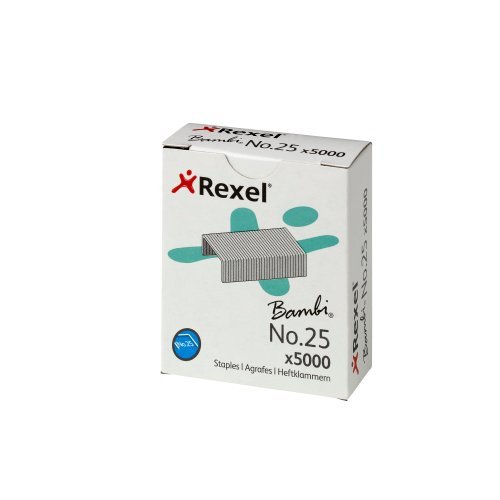 Rexel 25 Heftklammern 4 mm 5000 Stück - 2