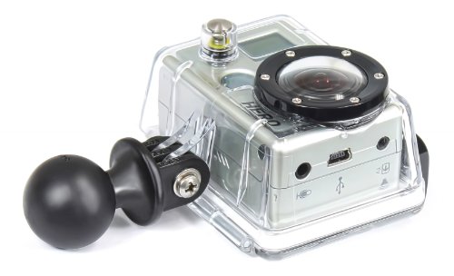 RAM Mount Adapter RAP-B-202U-GOP1 für GoPro HERO4, 3+, 3, 2, 1 und Actionpro X7 Actioncam, W/ 1″ BALL - 3