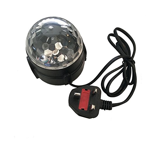 DJ light Sound Activated Party Lights Disco Ball Strobe Club lights Effect Magic Mini Led Stage Lights For Christmas Home KTV Xmas Wedding Show Pub - RGB 3W 7Color