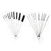 Produktbild Multifunktionswerkzeug pinsel 2 sätze Reinigungsbürsten Nylon Rohrbürsten 20 stücke für Trinkhalme Gläser Tastaturen Schmuck Reinigung (schwarz und weiß)
