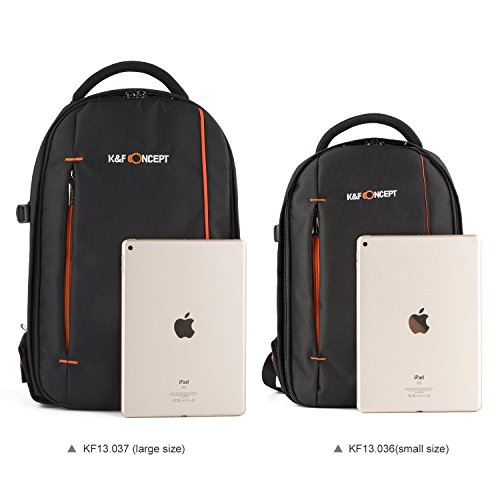 K F Concept KF13 037 Sac Photo  Sac Appareil Photo pour DSLR Canon Nikon Sony Olympus Noir