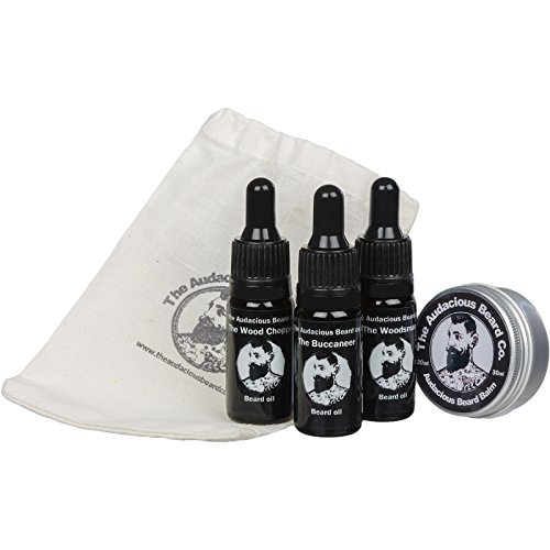 Beard Oils & Beard Balm Gift Set - The Audacious Beard Co