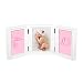 Photo Frames,Double Print Frame Classic Toddler Infant Baby Hand and Foot Print Photo Frame Kit Picture Frames baby Boy/Girl Handprint or Footprint Frame Keepsake Gifts
