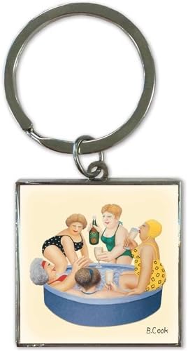 Beryl Cook Keyring - Crusing 2