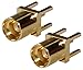 Price comparison product image Aerzetix - 2 x Female Plug Connectors MMCX for Chassis Panel THT .