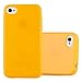 Produktbild Cadorabo Hülle für Apple iPhone 4 / iPhone 4S - Hülle in Jelly GELB – Handyhülle aus TPU Silikon im Jelly Design - Silikonhülle Schutzhülle Ultra Slim Soft Back Cover Case Bumper