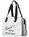 Produktbild Frankie's Garage Ladies Bag T10980913-200-010 Damen Henkeltaschen, weiß(white-black), 47x25x13 cm (B x H x T)