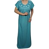 Indiatrendzs Women's Lovely Nightwear Solid Hosiery Nighty Chest: 52"