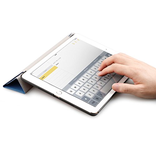 Inateck iPad Air 2 Hülle – Ultra Slim Ledertasche Smart Cover mit Magnetischer Auto Sleep Wake-up Funktion für iPad Air 2/ iPad 6. Generation, Blau - 7