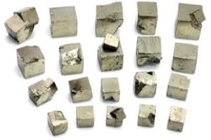 CRYSTALAGE Cubo in ferro di pirite.