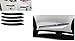 Lowernce premium quality side bidding + Asi bumper protector for I10 (Set of 4 Pc) RS.1199.00