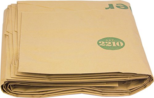 Alina 240 L kompostierbare Abfalleimer aus Papier, vollständig biologisch abbaubar, Braun, 240 Liter Papiersack mit Alina-Kompostieranleitung (in englischer Sprache), 16 sacks - 4