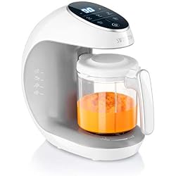 Cuiseur Mixeur Multifonctions 7-en-1 pour Bébé- Vapeur, Mixeur, Pulse, Nettoyage Automatique, Sterilisateur Biberons, Réchauffe, Décongèle - Robot Cuiseur Multifonctions