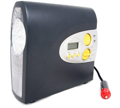 12-Volt Digital Fast Tyre Inflator / Compressor With Built In Light - Comes In Own Case