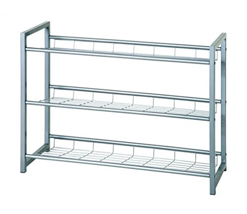 HAKU Möbel 38727 Schuhregal 80 x 30 x 60 cm, alu - 2
