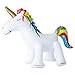 Produktbild Leader Accessories aufblasbares Einhorn Wassersprinkler Outdoor Familienaktivität Wassersprenger Rieseneinhorn Sommer Garten Rasensprenger Kinder Wasserspielzeug 198x80x177cm(L/B/H)