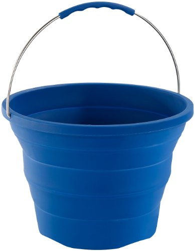 Rosenstein & Söhne Faltbarer Silikon-Eimer, 7 Liter - 2