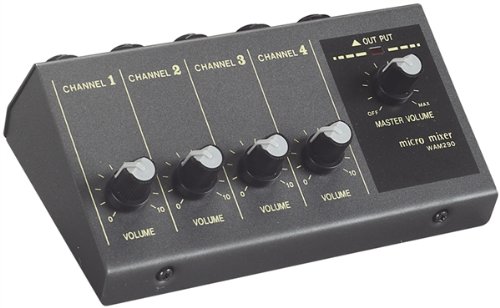 Preisvergleich Produktbild Soundlab Grau, 4 Kanal, Monoblock, Mischbatterie, Mikrofon.