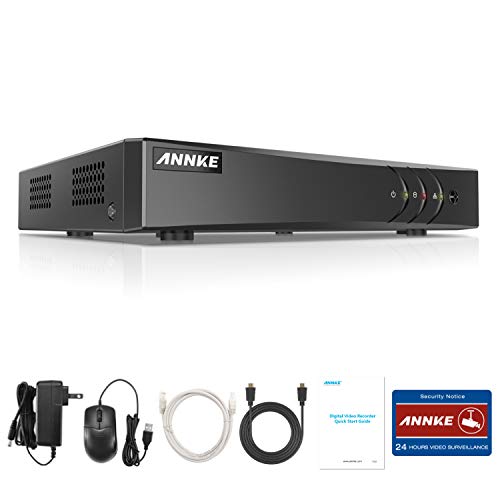 Annke 5MP 8CH DVR Système de Sécurité H.265 Pro+,5-en-1 TVI DVR Système de Surveillance détection de Mouvement Facile,sans HDD