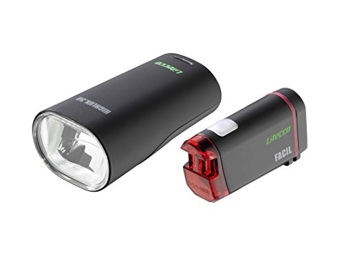 Litecco Highlux.30 + Facil Beleuchtungsset schwarz 2016 Batteriebeleuchtung Set