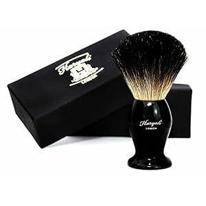 100% Pure Black Badger Hair Shaving Brush for Men's for All Skin Types and Smooth