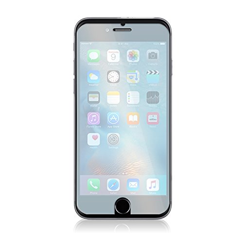 NAUC® Tempered Glass für Apple iPhone 6s und 6 Handy Smartphone 10x Panzerglas Panzerfolie Display Glasfolie Schutzglas Schutzfolie Displayglas Screen Protector extrem kratzfest selbstklebend Echt Glas 9H Displayschutz Folie - 3